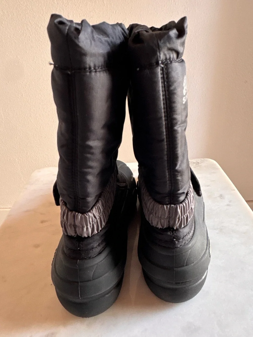 SOREL Big Kids' Black Winter Snow Boots Flurry Sz: 6 / 38 EU